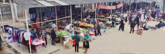 贯塘乡：小市场 大民生 枫林集贸市场重燃烟火气