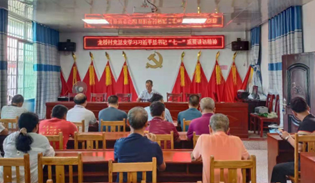 【学习进行时】龙桥村：创新学习模式，将讲话精神迅速传达到每位党员