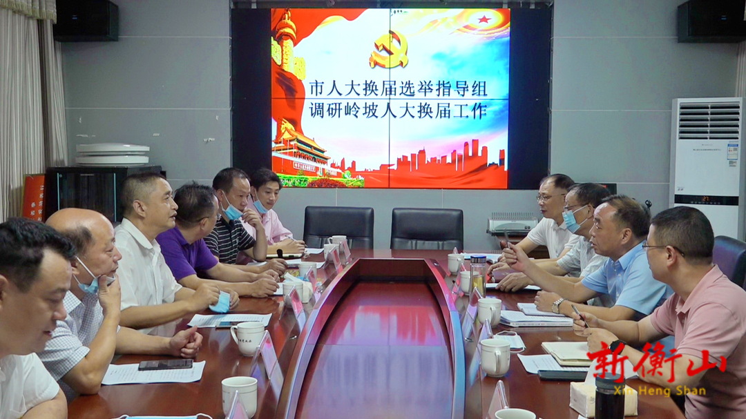 市人大督导我县县乡两级人大换届选举工作