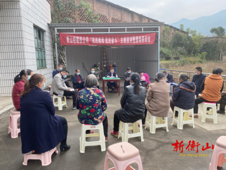 【我的衡阳 我的奋斗】县经建投：党代会宣讲进村落 屋场恳谈话振兴