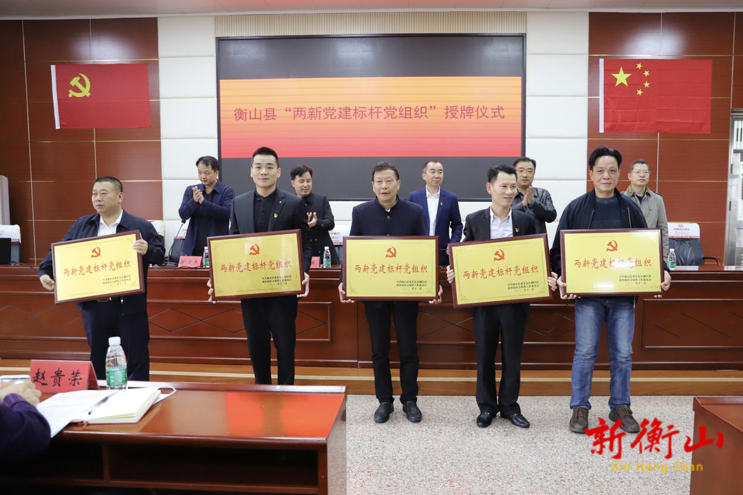 我县举行首批“两新党建标杆党组织”授牌仪式暨党建业务培训会