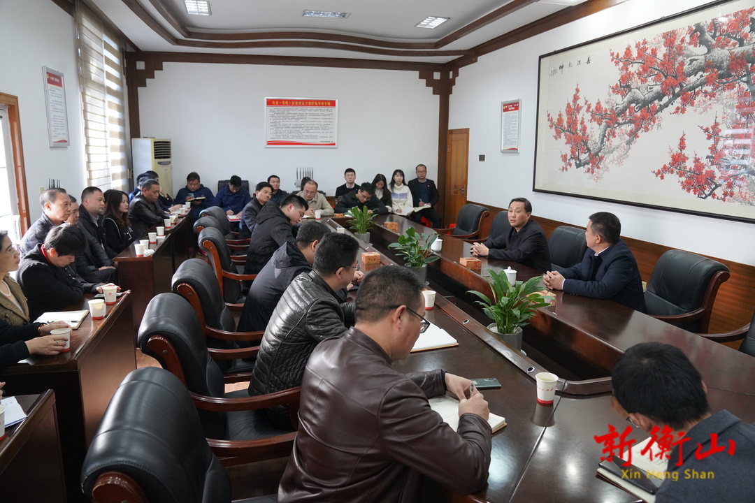 戴新贤走访县“四大家”机关、县纪委监委及县委工作部门