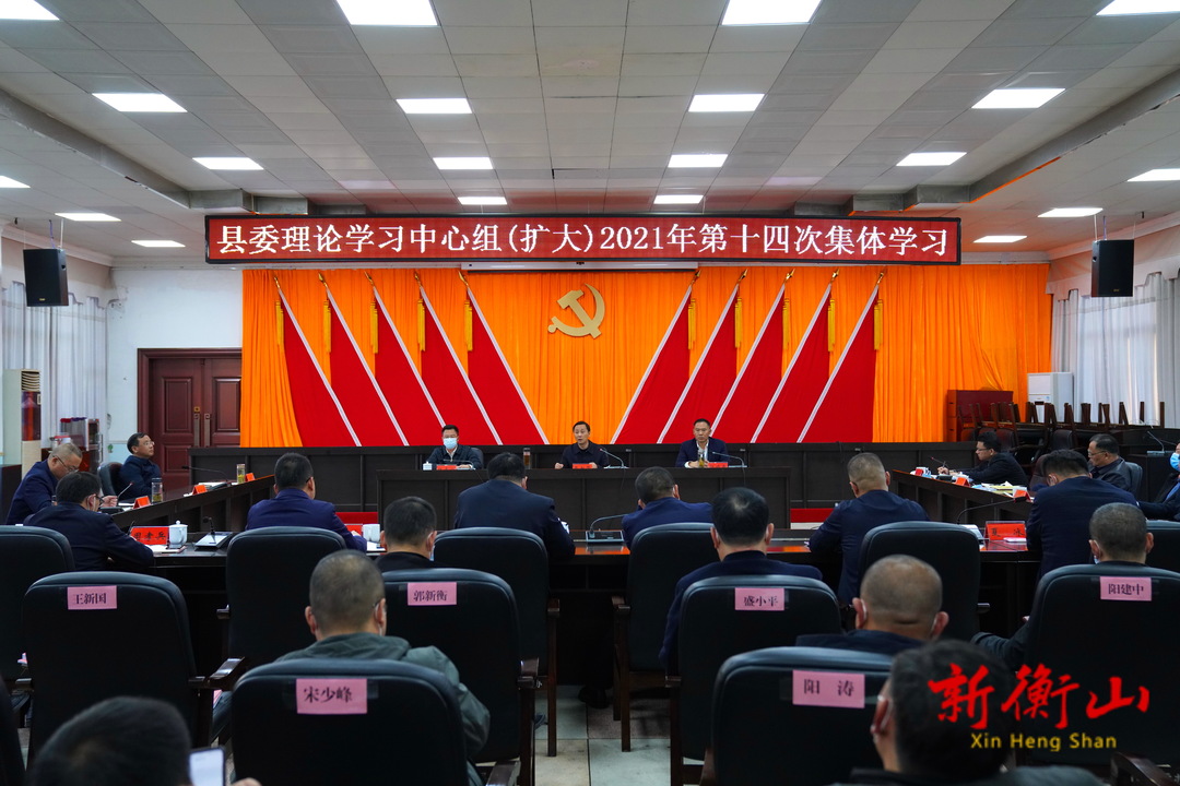 县委理论学习中心组集中学习研讨党的十九届六中全会精神