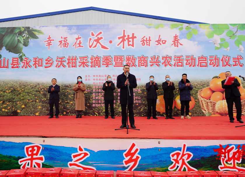 “幸福在沃·柑甜如春”衡山县永和乡沃柑采摘季暨“数商兴农”活动正式启动