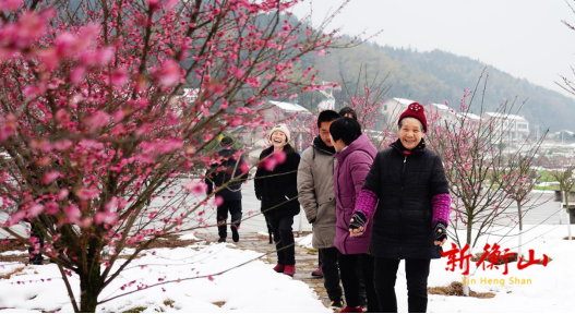 【多图】衡山：雪中“梅”景，点靓唐群英故居
