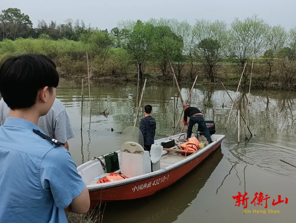 护航禁捕退捕！长江镇快速处置一起非法捕鱼行为