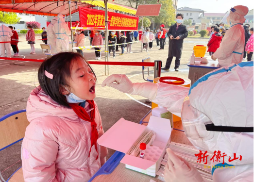 贺家九年一贯制学校：防疫不松懈 演练筑防线