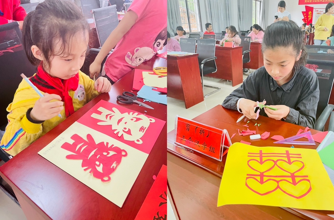 非遗传承 | 衡山县岭坡乡中心学校：“非遗”邂逅“ 双减” 争做剪纸小达人
