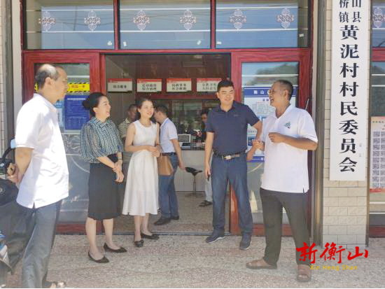 戴诗庭调研新桥镇当前重点工作