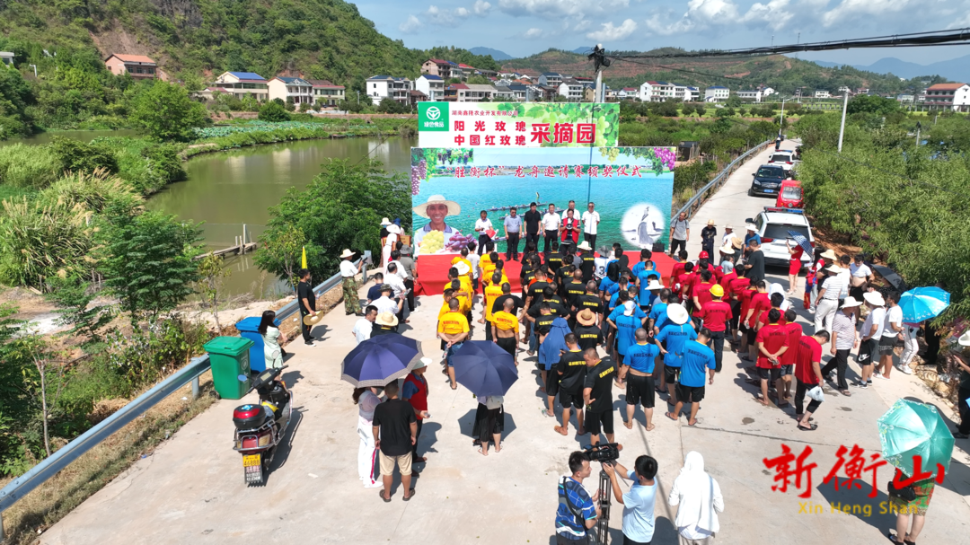 【新时代文明实践】衡山：龙舟竞渡庆丰收，甜蜜定格果为“媒”
