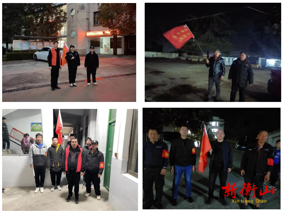 店门镇中心学校：开展“夜间巡逻”，坚守校园平安