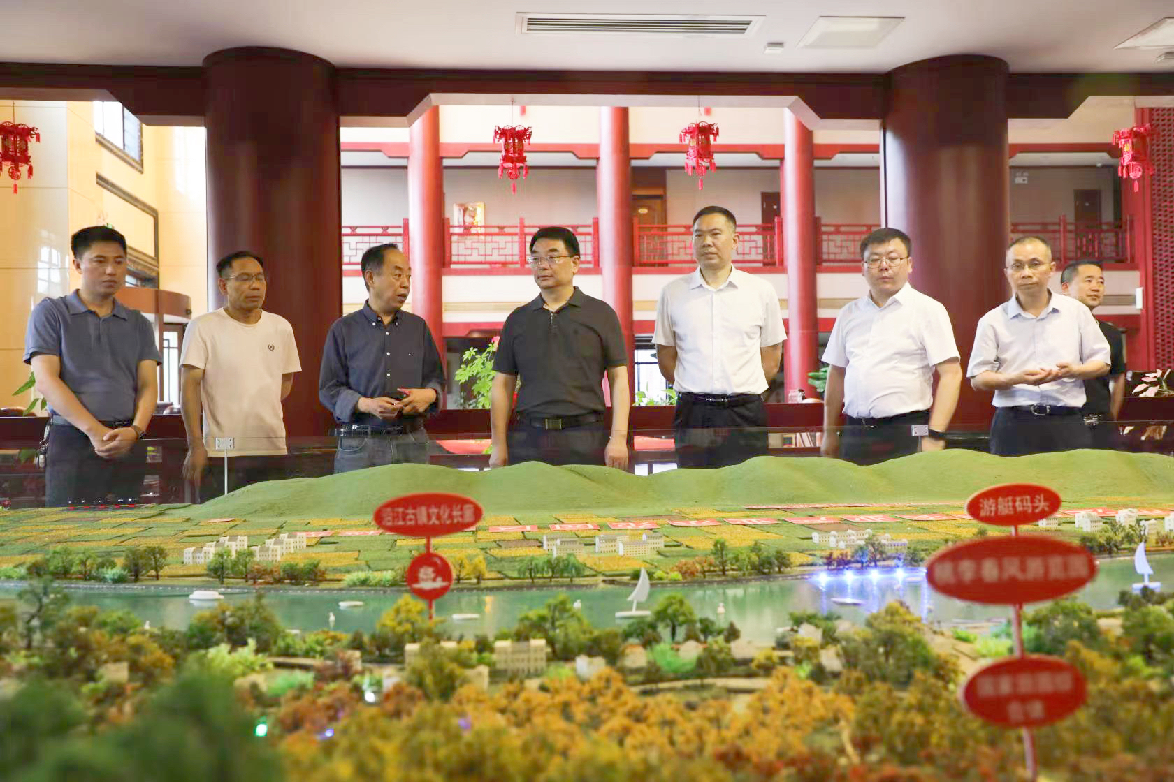 于新凡调研我县重点项目建设工作