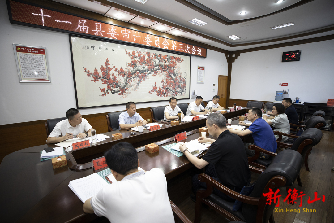 戴新贤主持召开十一届县委审计委员会第三次会议
