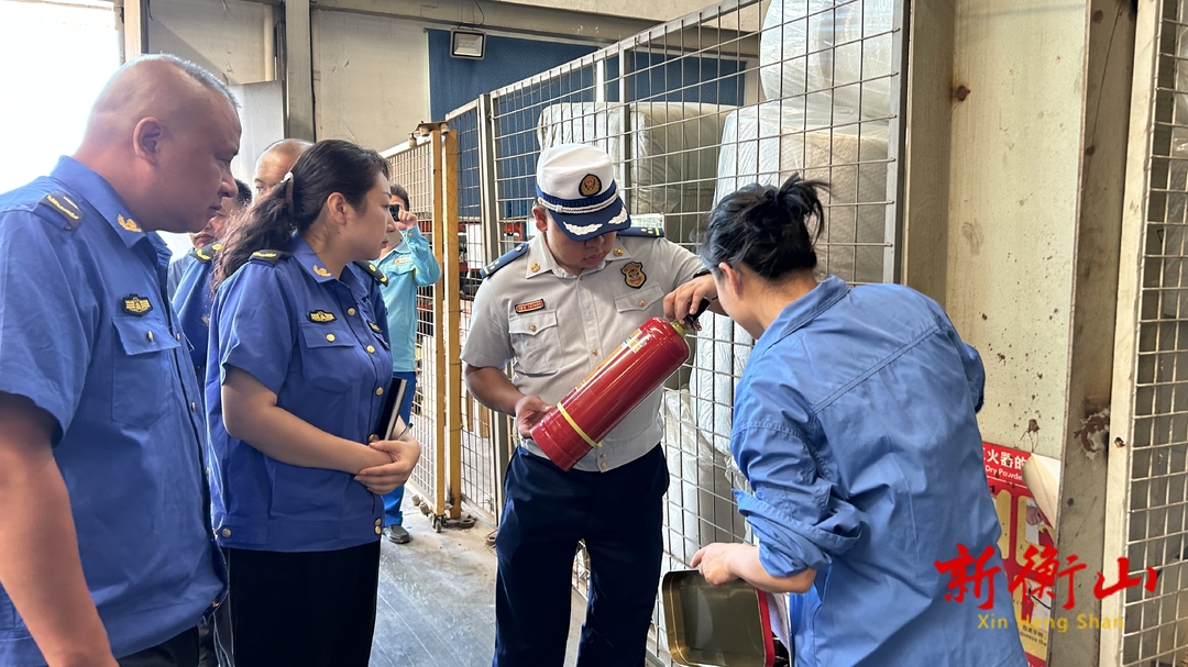 ​衡山高新区综合行政执法中队: 助企不扰企