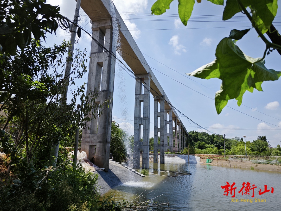 九观桥水库开闸送水 助力抗旱保收成