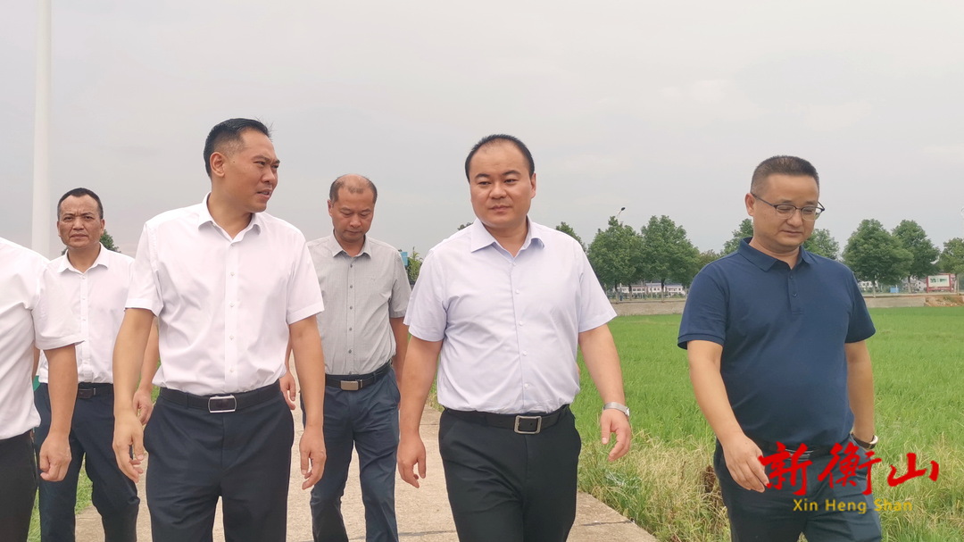 朱健来我县调研防汛抗旱工作