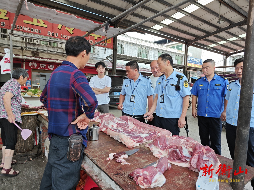 白果镇开展猪肉市场专项检查行动
