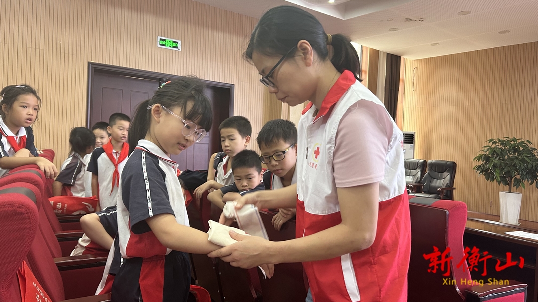 衡山：应急救护培训进校园 红十字“救”在身边