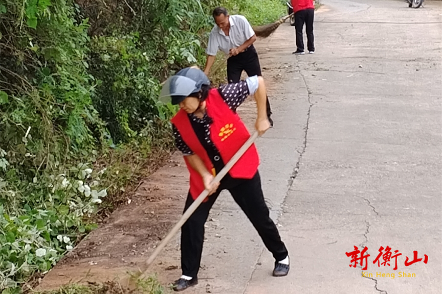 江东乡白龙社区：党员带头做表率 美丽乡村我先行