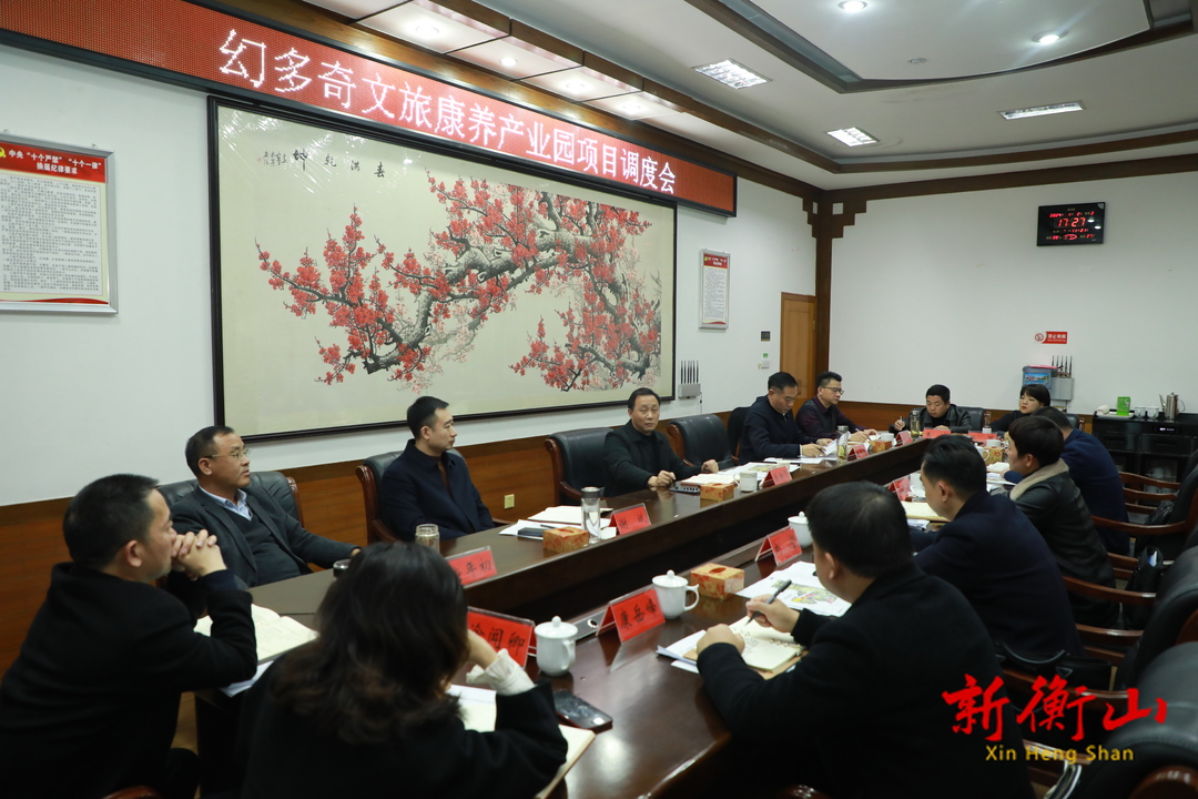 幻多奇文旅康养产业园项目调度会召开