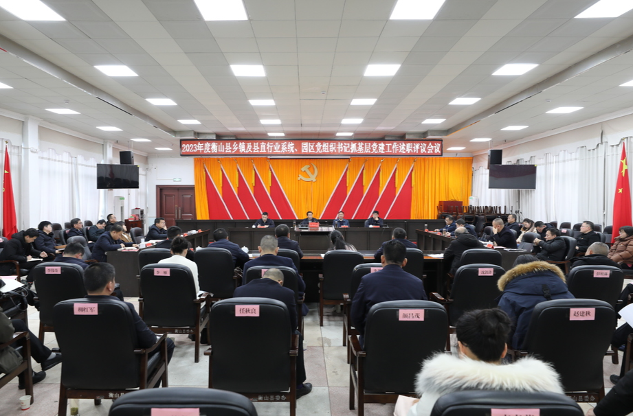 我县召开乡镇及县直行业系统、园区党组织书记抓基层党建工作述职评议会议