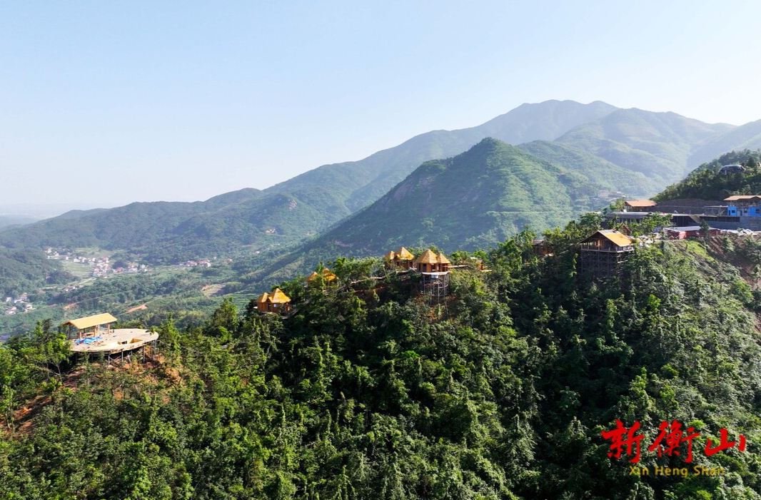 衡山五号山谷项目总体建设进度过半