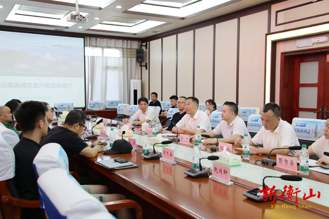 段晓赛主持召开大乐之野·衡山民宿项目座谈会