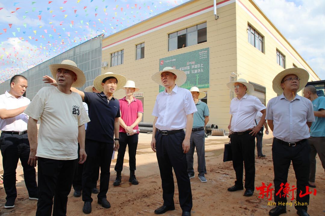 段晓赛专题调研衡山黄鸡（果蔬）农业产业园项目建设工作