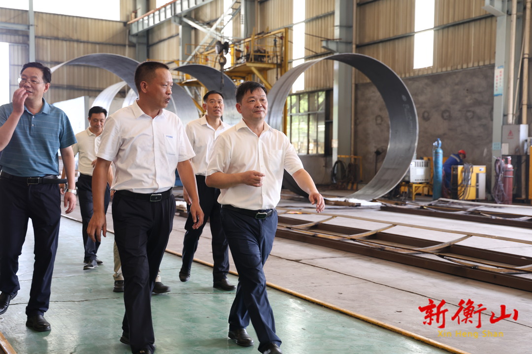 吴乐胜调研我县工业经济发展工作