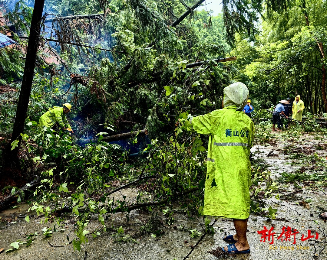 县公路部门昼夜奋战 抗洪抢险保畅通
