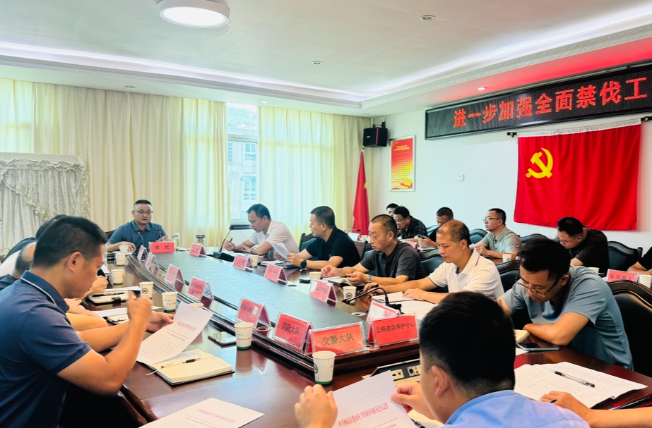 我县召开进一步加强全面禁止林木采伐工作调度会