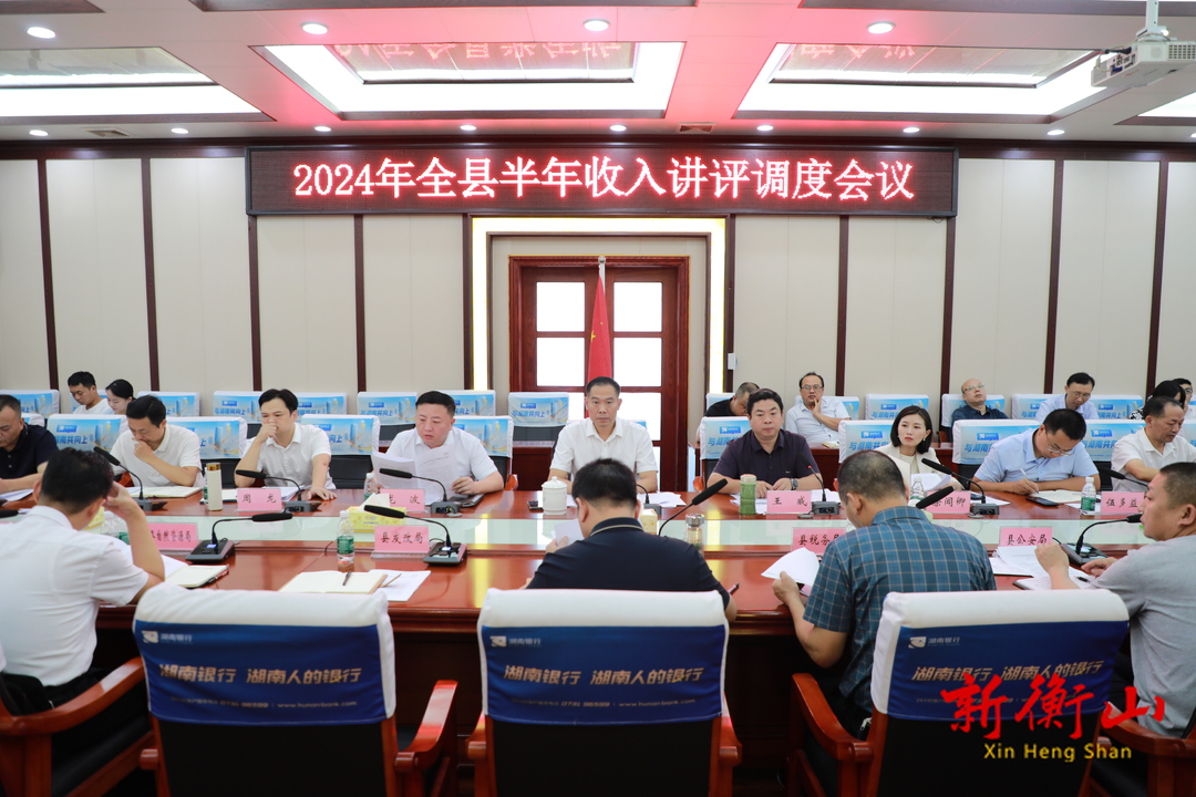 2024年全县半年收入讲评调度会召开