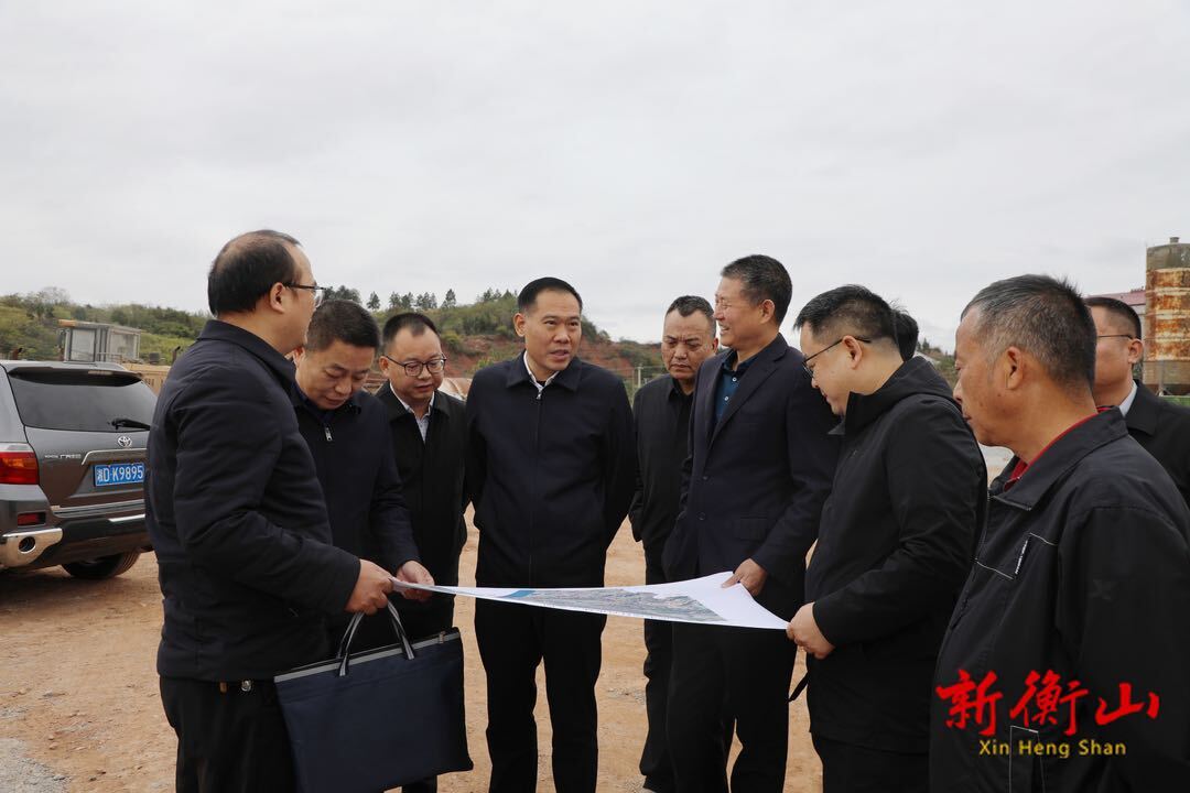 段晓赛调研萱洲镇项目建设工作