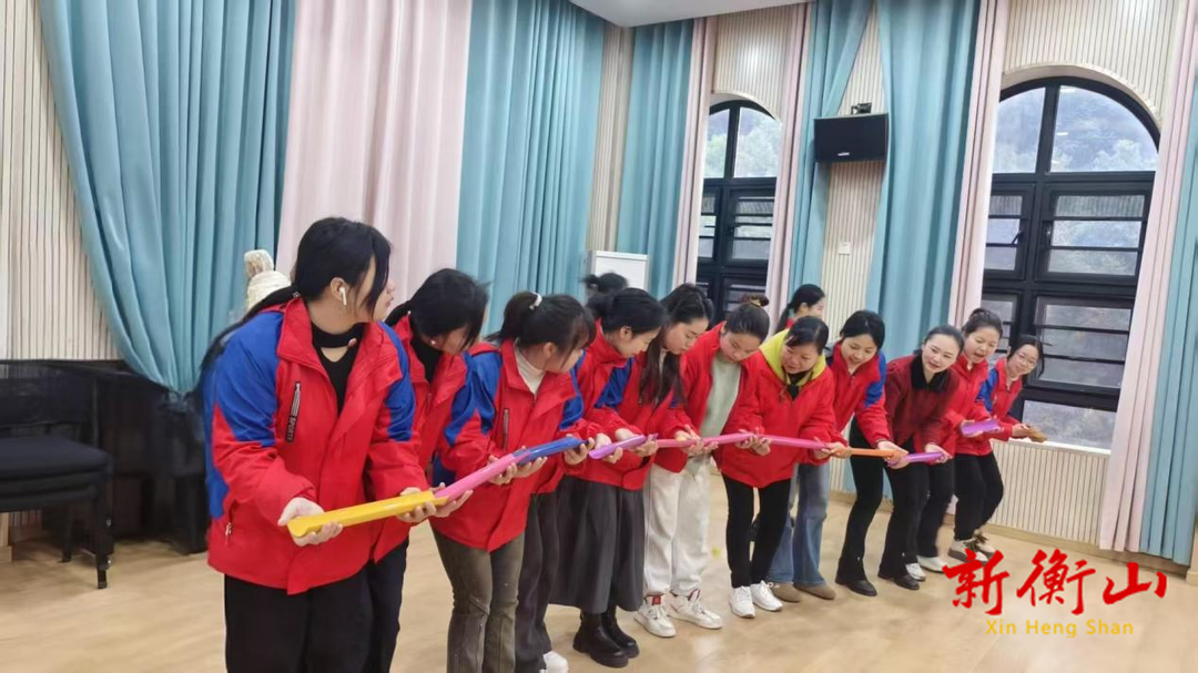 衡山县文峰幼儿园开展廉洁主题拓展比赛