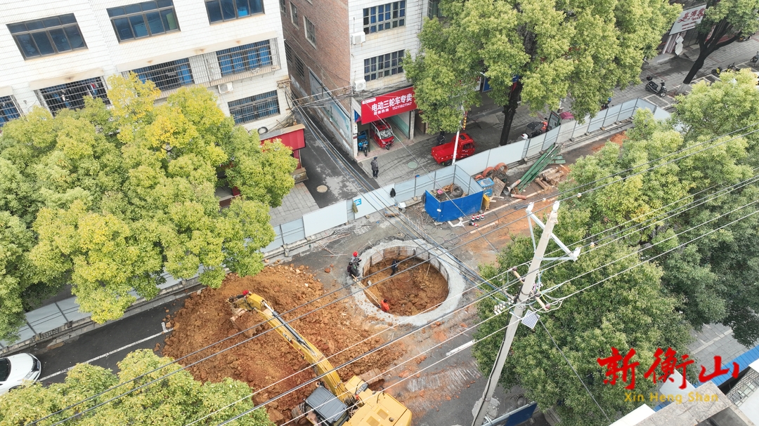 人民路排水防涝管网改造项目2片区预计下月底完工