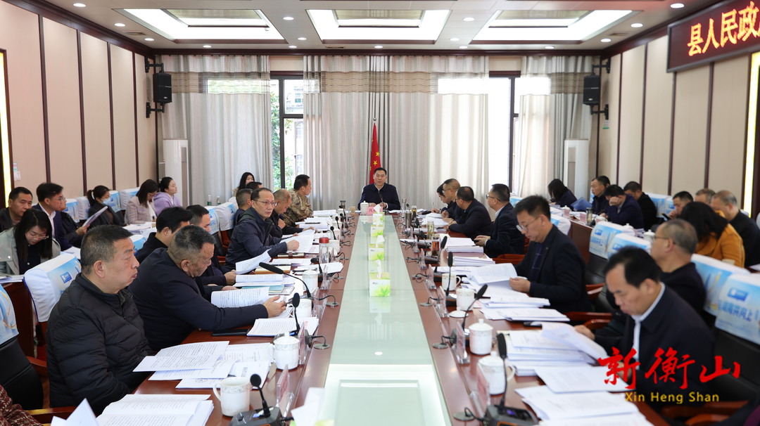 县人民政府2025年第3次常务会召开