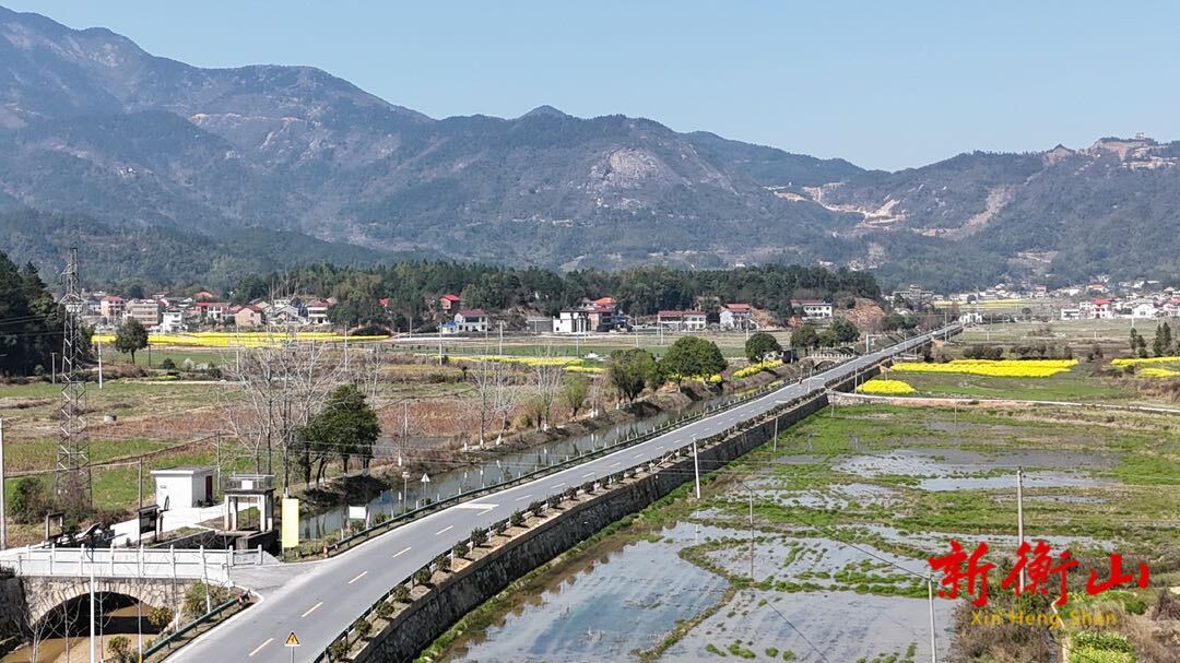 衡山县福田铺乡一号公路：春光作序 绘就烂漫美景