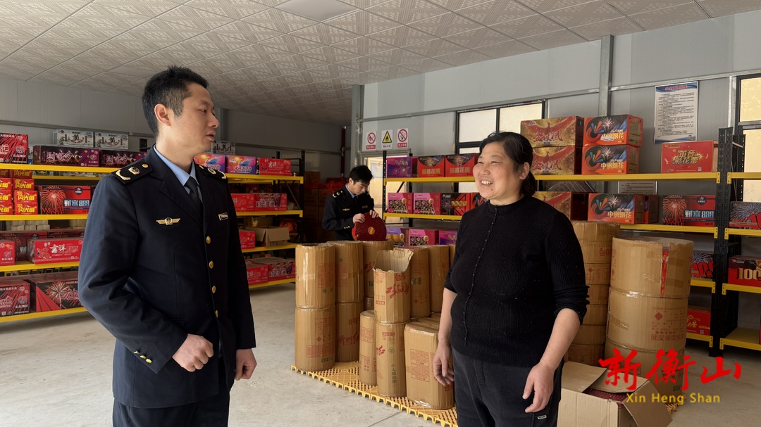 县应急管理局开展清明节前烟花爆竹专项检查