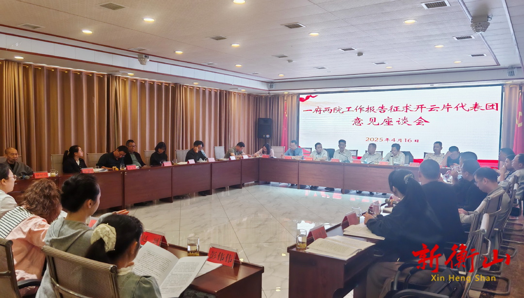 衡山縣2025年“一府兩院”工作報(bào)告征求縣人大代表意見