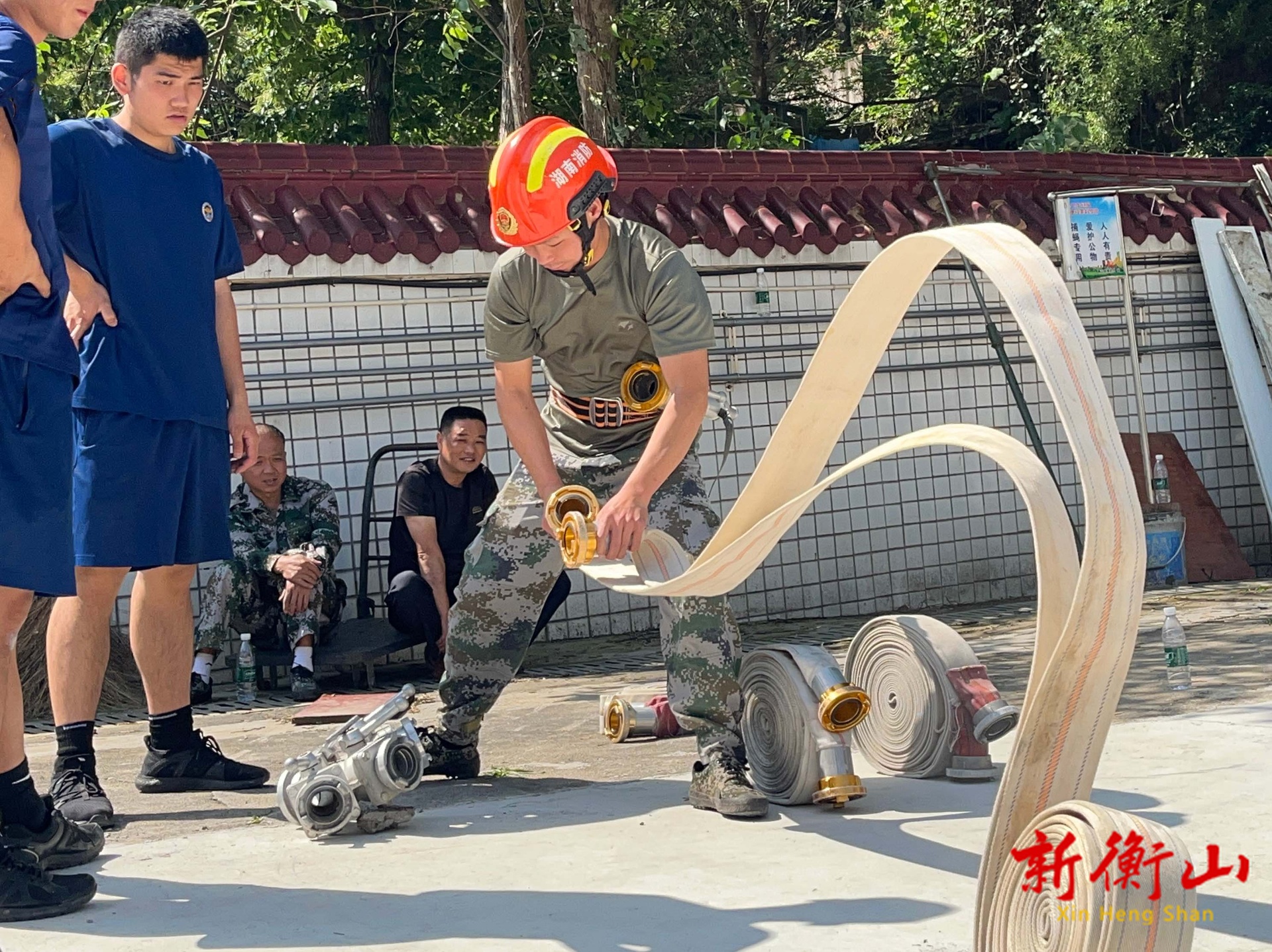 衡山消防开展2025年乡镇专职消防队培训