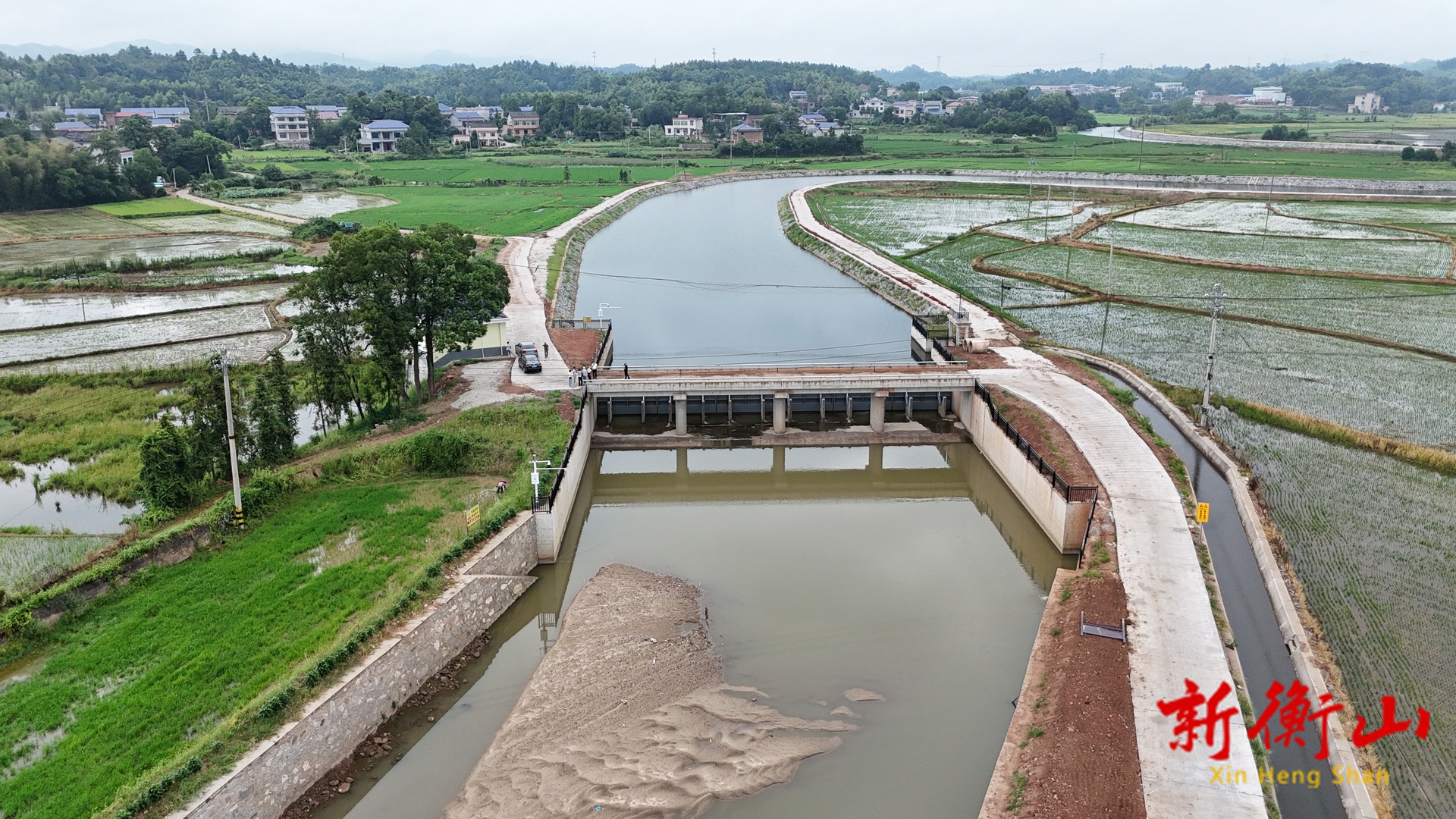 ‌白龙河水坝“焕新”助攻“双抢” 三千余亩农田精准“解渴”