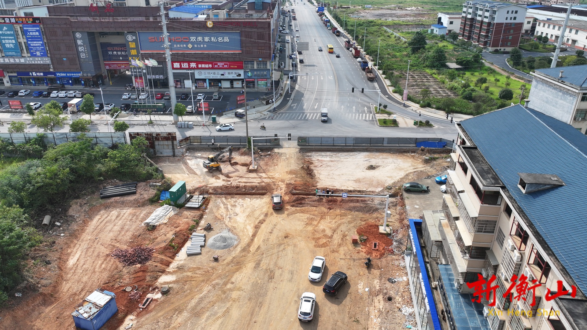 黄花路预计9月全线竣工