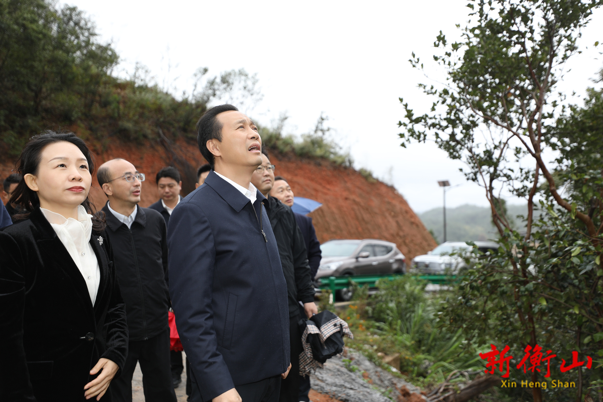 戴新贤赴紫盖峰片区督导市旅发会重点项目建设工作