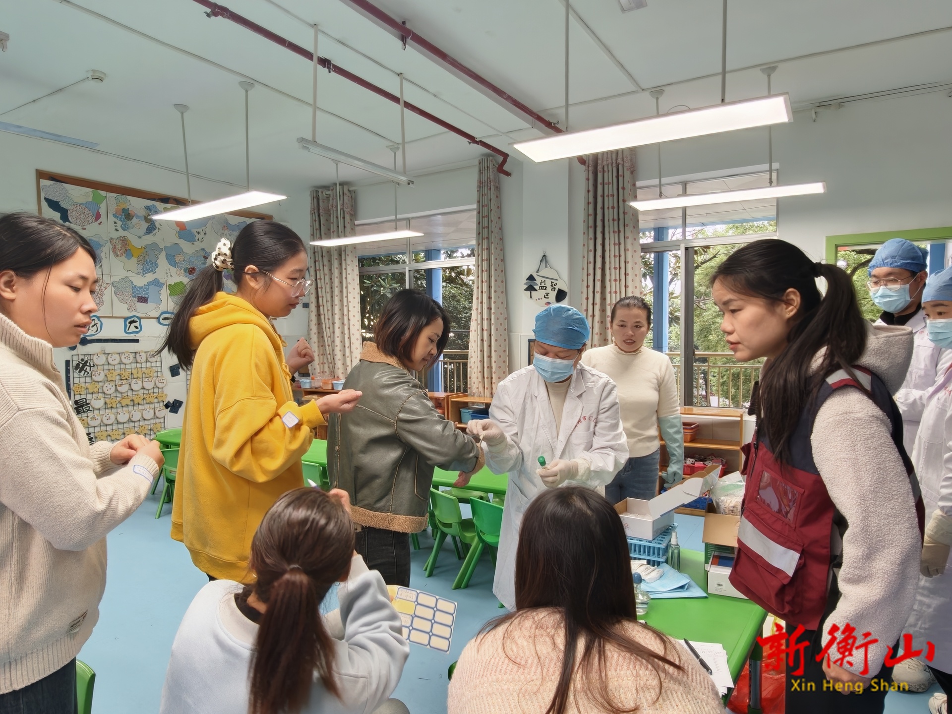 市疾控中心来我县开展消毒监测与评价工作