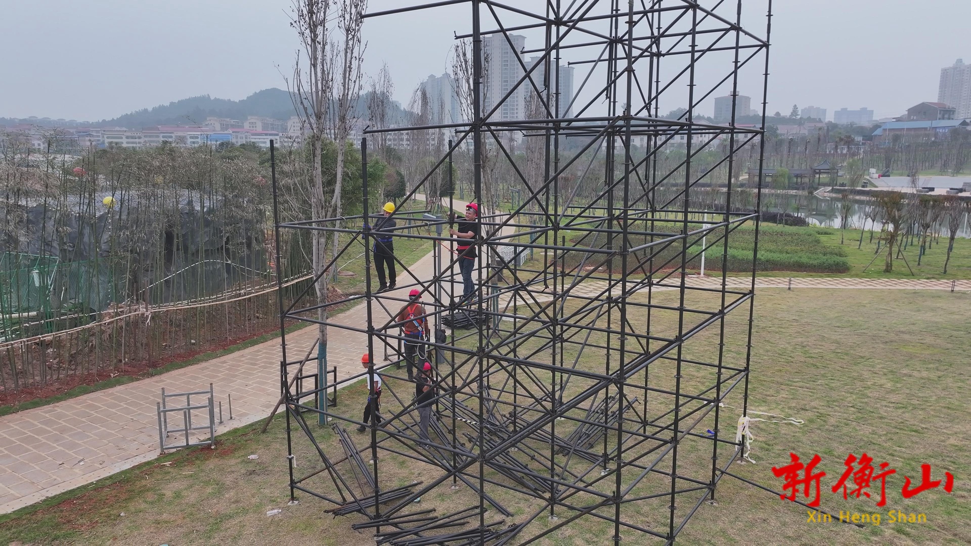 第三届衡阳市旅游发展大会 | 开幕式舞美组已入场搭建