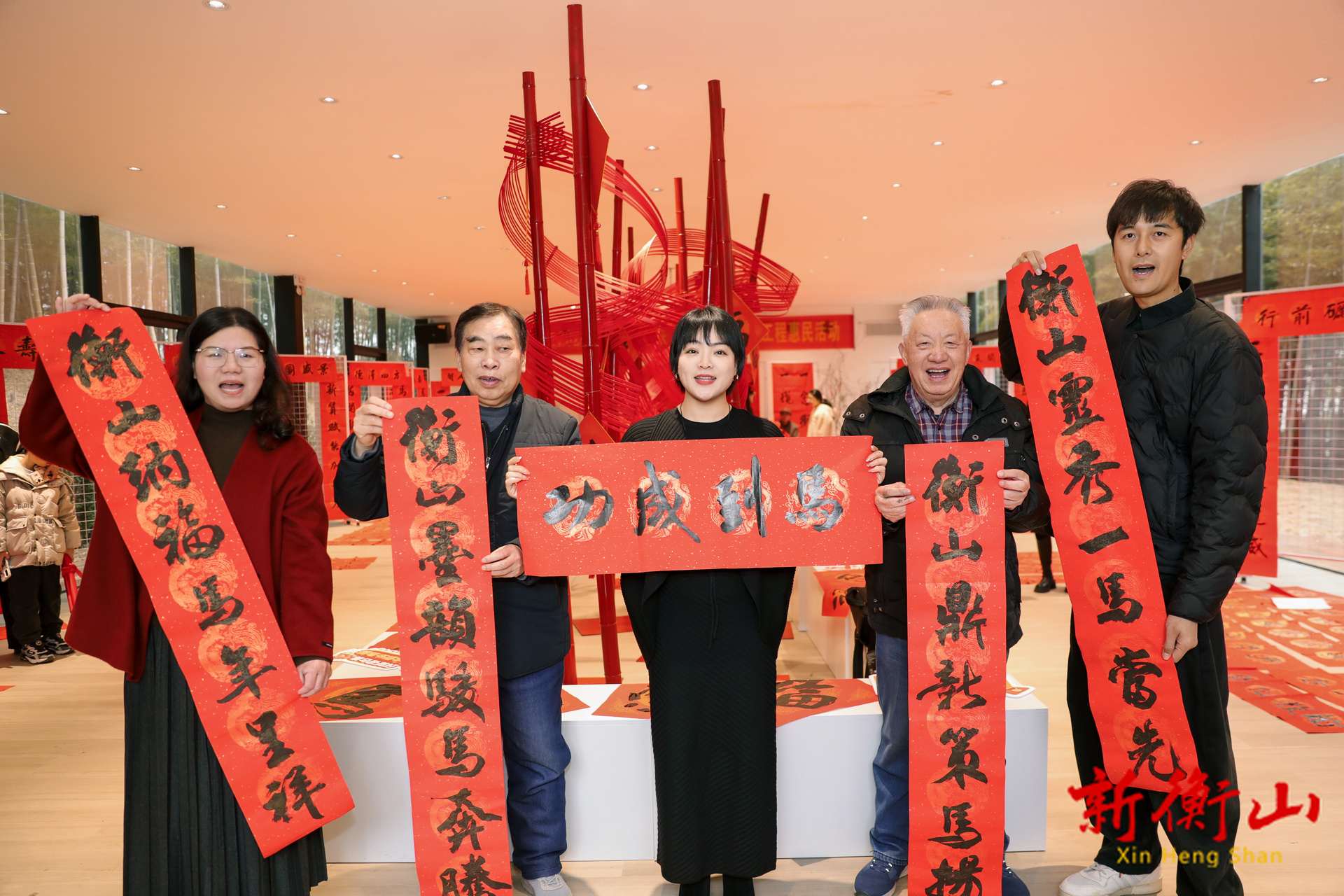 【新春走基层】我县举办新时代新春联“百千万”艺术工程惠民活动