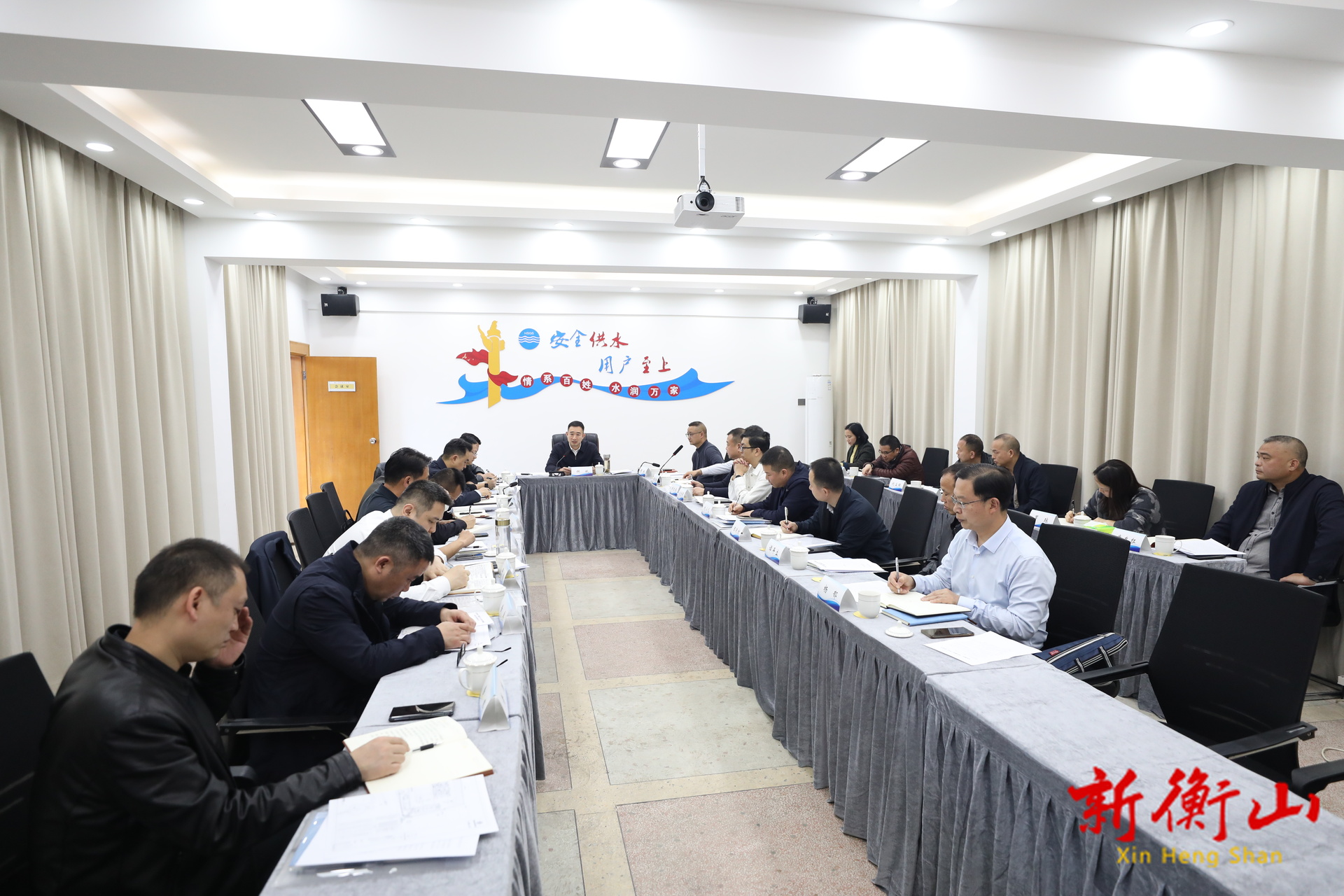 谢斌调研金峰水厂及城西片区公共供水管网提质改造项目