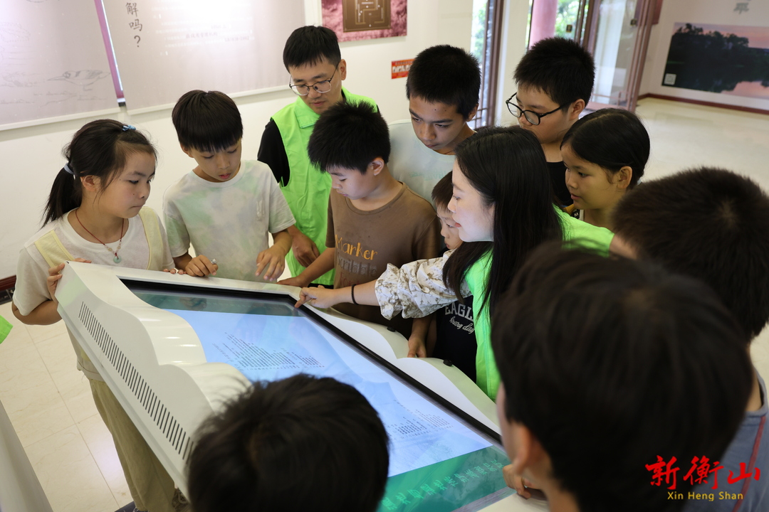 湿地科普启童心 湖南衡山萱洲国家湿地公园开展全国科普月研学活动